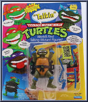 Talkin' Leonardo from Teenage Mutant Ninja Turtles - Talkin' Turtles manufactured by Playmates [Front]