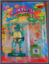 Toon Mike with Tacky Tongue Action from Teenage Mutant Ninja Turtles - Toon Turtles manufactured by Playmates [Front]