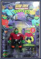 Chief Engineer Michaelangelo from Teenage Mutant Ninja Turtles - Star Trek Turtles (with Cards) manufactured by Playmates [Front]