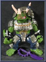 Shogun Triceraton (with Card) from Teenage Mutant Ninja Turtles - Shogun Turtles manufactured by Playmates [Loose]