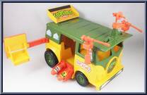 Turtle Party Wagon (Mutant Attack Van) from Teenage Mutant Ninja Turtles - 1989 - Accessories manufactured by Playmates [Loose]