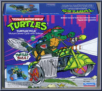 Turtlecycle from Teenage Mutant Ninja Turtles - 1989 - Accessories manufactured by Playmates [Front]