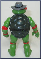 Undercover Raph from Teenage Mutant Ninja Turtles - Undercover Turtles (with Cards) manufactured by Playmates [Loose]