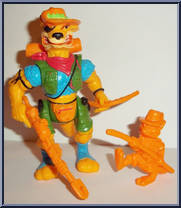 Walkabout from Teenage Mutant Ninja Turtles - 1991 - Basic Figures manufactured by Playmates [Loose]
