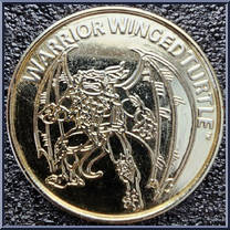 Warrior Winged Leonardo from Teenage Mutant Ninja Turtles - Warriors (with Coins) manufactured by Playmates [Coin]