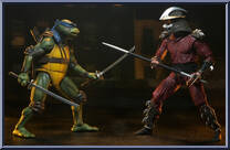 Leonardo / Shredder from Teenage Mutant Ninja Turtles - 1990 Movie - Exclusives manufactured by Neca [Loose]
