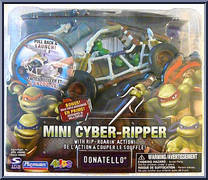 Cyber-Ripper With Donatello from Teenage Mutant Ninja Turtles - 2007 Movie - Mini Mutants manufactured by Playmates [Front]