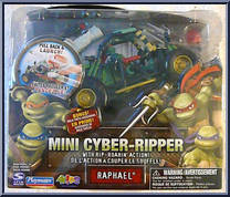 Cyber-Ripper With Raphael from Teenage Mutant Ninja Turtles - 2007 Movie - Mini Mutants manufactured by Playmates [Front]