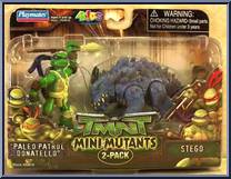 Paleo Patrol Donatello / Stego from Teenage Mutant Ninja Turtles - 2007 Movie - Mini Mutants manufactured by Playmates [Front]