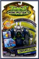 Exoskeleton Leonardo from Teenage Mutant Ninja Turtles - 2007 Movie - Mini Mutants manufactured by Playmates [Front]