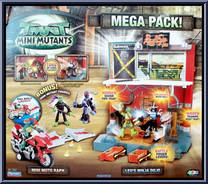 Leo's Ninja Dojo Mega Pack from Teenage Mutant Ninja Turtles - 2007 Movie - Mini Mutants manufactured by Playmates [Back]