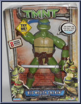Leonardo from Teenage Mutant Ninja Turtles - 2007 Movie - Big Mouth Talking manufactured by Playmates [Front]