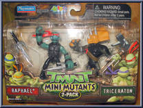 Raphael / Triceraton from Teenage Mutant Ninja Turtles - 2007 Movie - Mini Mutants manufactured by Playmates [Front]