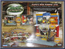 Raph's Iron Pumpin' Gym from Teenage Mutant Ninja Turtles - 2007 Movie - Mini Mutants manufactured by Playmates [Front]