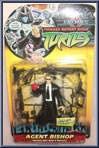 Agent Bishop from Teenage Mutant Ninja Turtles - Animated - Basic Assortment - 2006 manufactured by Playmates [Front]