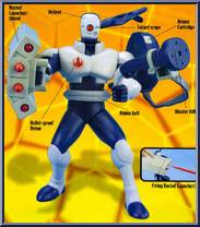 Foot Gunner from Teenage Mutant Ninja Turtles - Animated - Basic Assortment - 2003 manufactured by Playmates [Loose]