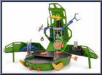Hover HQ Playset from Teenage Mutant Ninja Turtles - Animated - Fast Forward: Playsets manufactured by Playmates [Loose]
