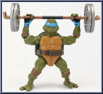 Leonardo from Teenage Mutant Ninja Turtles - Animated - Ripped Up manufactured by Playmates [Loose]