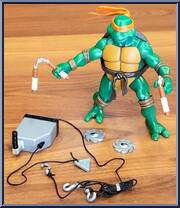 Michaelangelo from Teenage Mutant Ninja Turtles - Animated - Basic Assortment - 2003 manufactured by Playmates [Loose]