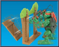 Michelangelo from Teenage Mutant Ninja Turtles - Animated - Ninja Action: Series 1 manufactured by Playmates [Loose]