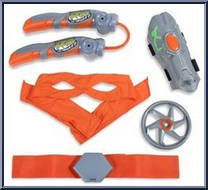 Ninja Tech Gear: Michelangelo from Teenage Mutant Ninja Turtles - Animated - Fast Forward: Toy Accessories manufactured by Playmates [Loose]