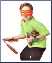 Michelangelo's Nunchukus (Electronic) Action Figure