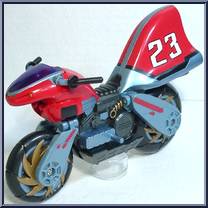 Planet Racers Space Cycle from Teenage Mutant Ninja Turtles - Animated - Battle Nexus: Vehicles manufactured by Playmates [Loose]