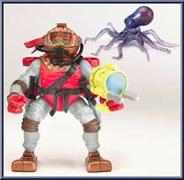 Raphael from Teenage Mutant Ninja Turtles - Animated - Deep Divin' manufactured by Playmates [Loose]