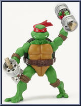 Raphael from Teenage Mutant Ninja Turtles - Animated - Ripped Up manufactured by Playmates [Loose]