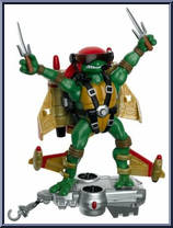 Raphael from Teenage Mutant Ninja Turtles - Animated - Air Ninja manufactured by Playmates [Loose]