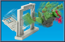 Raphael from Teenage Mutant Ninja Turtles - Animated - Ninja Action: Series 1 manufactured by Playmates [Loose]