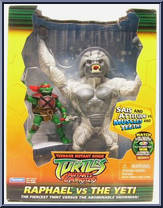 Raphael Vs. Yeti Set from Teenage Mutant Ninja Turtles - Animated - 2-Packs manufactured by Playmates [Front]