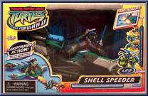 Shell Speeder Leo from Teenage Mutant Ninja Turtles - Animated - Fast Forward: Vehicle manufactured by Playmates [Front]