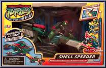 Shell Speeder Raph from Teenage Mutant Ninja Turtles - Animated - Fast Forward: Vehicle manufactured by Playmates [Front]