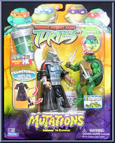 Shredder vs. Raphael from Teenage Mutant Ninja Turtles - Animated - Mutations manufactured by Playmates [Front]