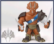 Traximus from Teenage Mutant Ninja Turtles - Animated - Basic Assortment - 2004 manufactured by Playmates [Loose]