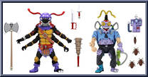 Antrax and Scumbug from Teenage Mutant Ninja Turtles - Classic Cartoon - Multi-Packs manufactured by Neca [Loose]