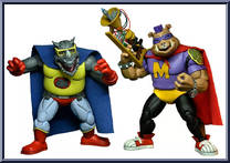 Mighty Hog and Rhino-Man from Teenage Mutant Ninja Turtles - Classic Cartoon - Multi-Packs manufactured by Neca [Loose]