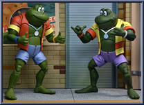 Napoleon and Attila from Teenage Mutant Ninja Turtles - Classic Cartoon - Multi-Packs manufactured by Neca [Loose]
