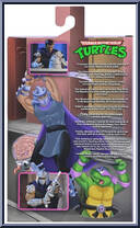 Shredder (Start Shredding the News) from Teenage Mutant Ninja Turtles - Classic Cartoon - Basic Series manufactured by Neca [Back]