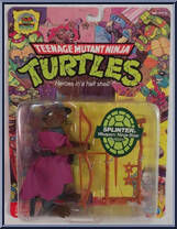 Splinter from Teenage Mutant Ninja Turtles - Classic Collection - 25th Anniversary manufactured by Playmates [Front]