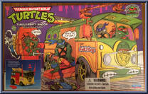 Turtle Party Wagon (Mutant Attack Van) from Teenage Mutant Ninja Turtles - Classic Collection - 25th Anniversary - Accessories manufactured by Playmates [Front]
