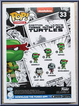 Donatello (Black & White) (Chase) from Teenage Mutant Ninja Turtles - Eastman and Laird's Pop! manufactured by Funko [Back]