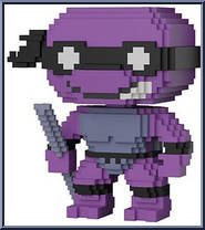 Donatello (Neon) (8-Bit) Action Figure