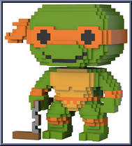 Michelangelo (8-Bit) Action Figure