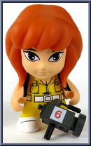 April O 'Neil from Teenage Mutant Ninja Turtles - Vinyl Minis manufactured by Kidrobot [Loose]
