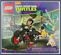 Karai Bike Escape from Teenage Mutant Ninja Turtles - Vehicles manufactured by Lego [Front]