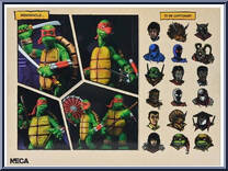 First Turtles (Eastman & Laird) from Teenage Mutant Ninja Turtles - Mirage Comics - Basic Series manufactured by Neca [Back]