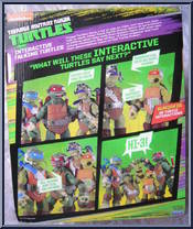 Michelangelo from Teenage Mutant Ninja Turtles - Nickelodeon - Interactive Talking manufactured by Playmates [Back]