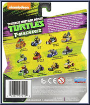Mikey in Patrol Buggy from Teenage Mutant Ninja Turtles - Nickelodeon - T-Machines manufactured by Playmates [Back]